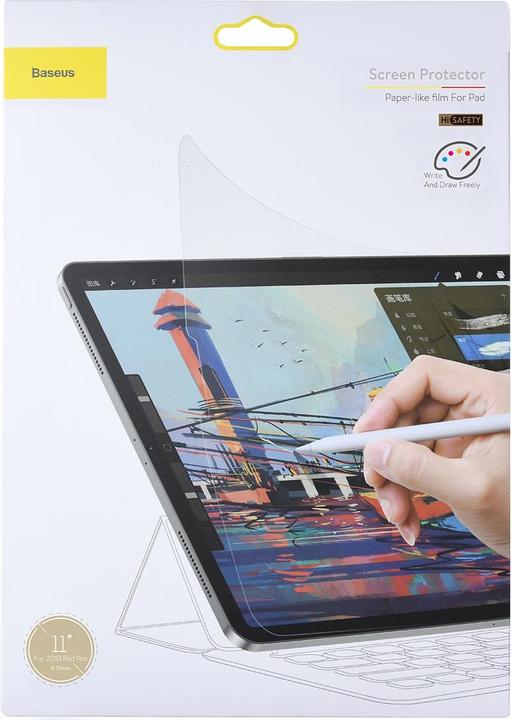 Image du produit Baseus 0.15mm Film en papier pour Pad Pro 11inch2018/2020/2021/Pad Air 10.9(2020Transparent (1 pièce(s), iPad Pro 11 2018 (1. Gen))