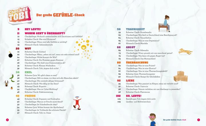 Produktbild Checker Tobi - Der grosse Gefühle-Check: Freude, Wut, Traurigkeit – Das check ich für euch! (Deutsch, Gregor Eisenbeiss, 2021)
