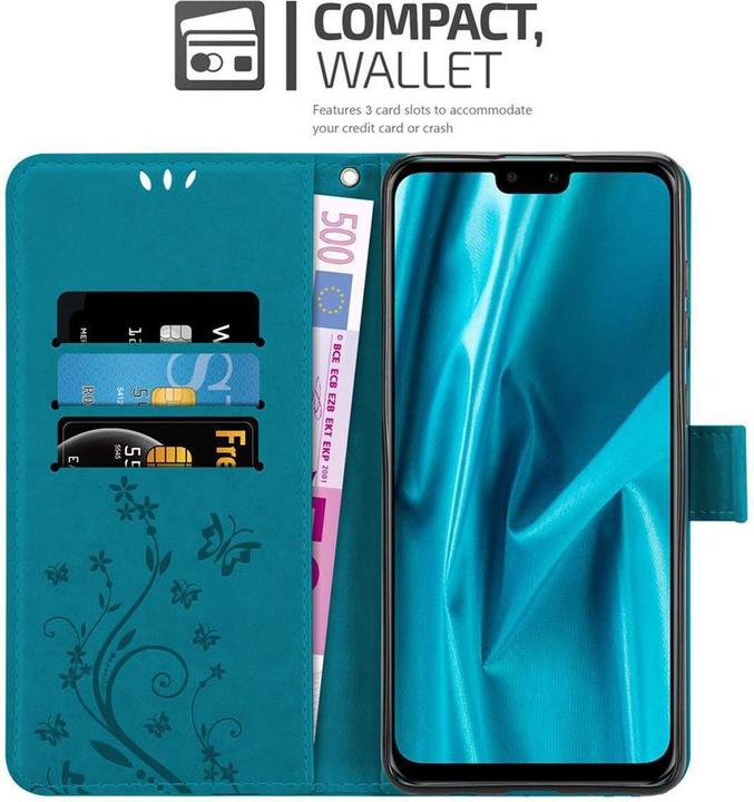Immagine prodotto Cadorabo Copertina del libro di fiori (Huawei Y9 (2019))