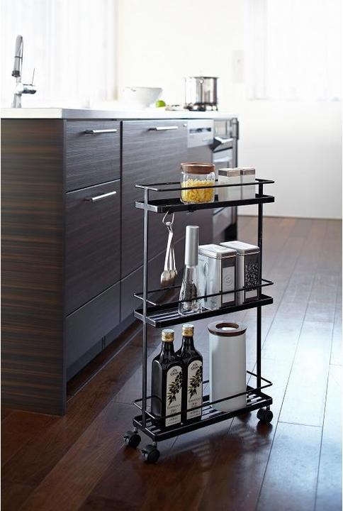 Actual product image Yamazaki TOWER storage trolley
