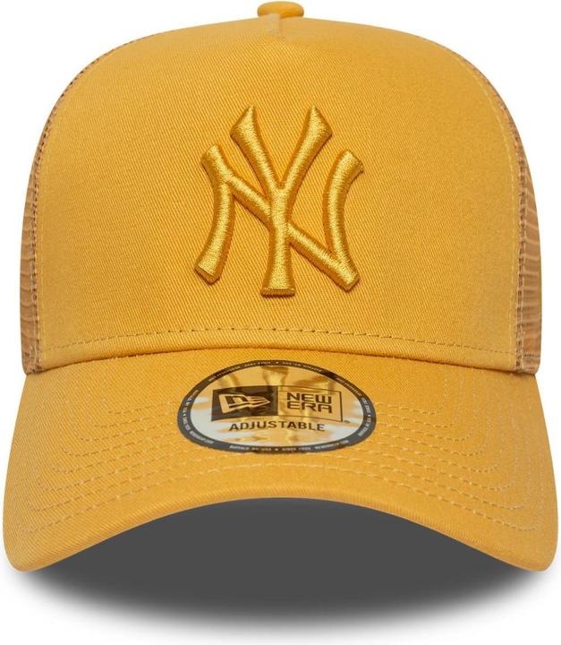 Actual product image New Era A-Frame Trucker Cap - New York Yankees Gold