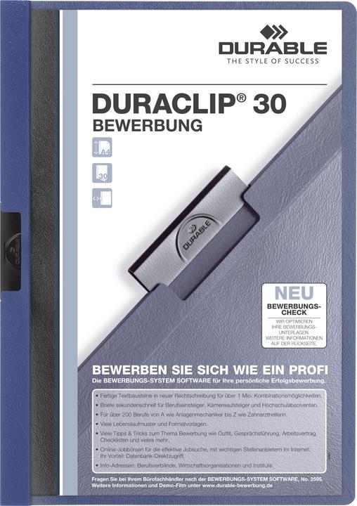 Image du produit Durable Dossier de candidature avec clip (A4, 1 x)