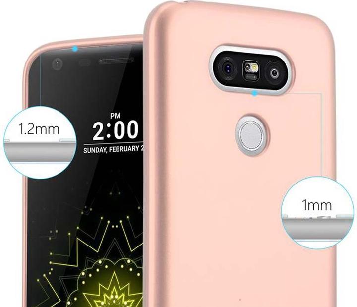 Produktbild Cadorabo TPU Matt Metallic Hülle (LG G5)