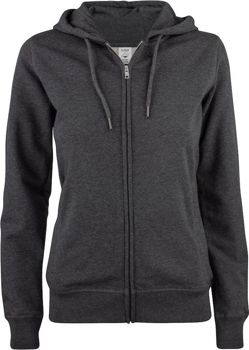 Clique Premium Hoodie mit durchgehendem Reissverschluss (L)