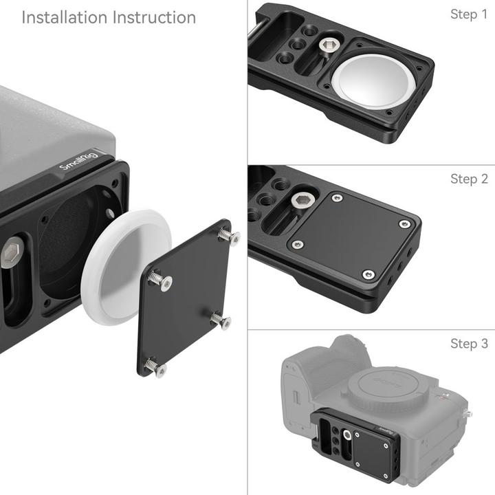 Actual product image SmallRig MD4150 Quick Release Mount Plate for AirTag (Stand adapter)