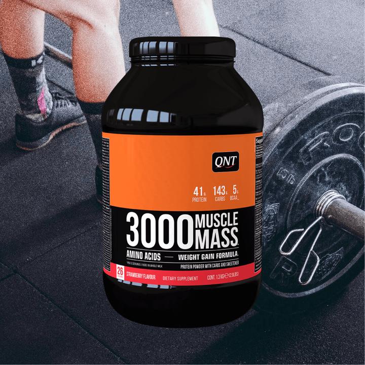 Actual product image QNT 3000 Muscle Mass Gainer 1.3kg (Cutter, 1 pcs., 1300 g)