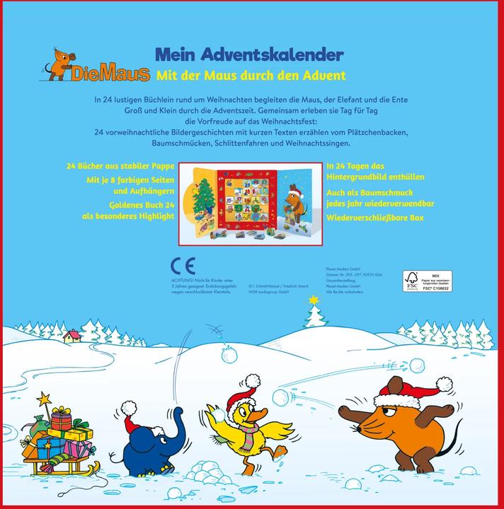 Image du produit La souris - Mon calendrier de l'Avent