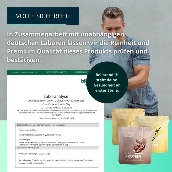 Produktbild Brandl Pure Protein (Schokolade, 1 Stk., 1000 g)