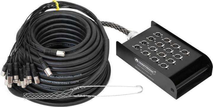Image du produit Omnitronic Boîtier de scène multicore XLR/XLR (30 m, XLR)