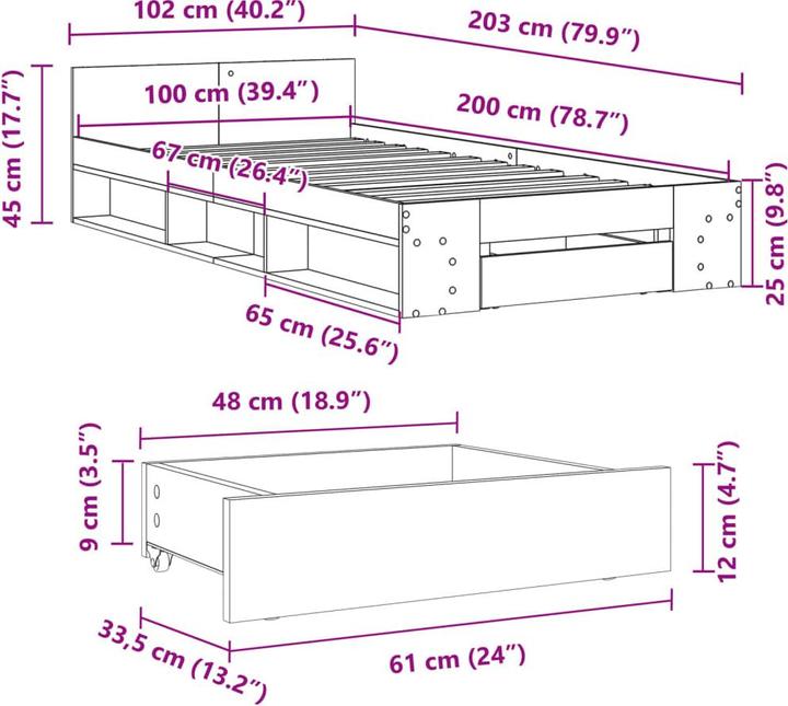 Produktbild VidaXL Keran (100 x 200 cm)