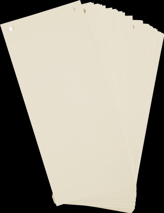 Produktbild Exacompta Trennstreifen 10.5 x 24 cm, 100 Stk. - beige