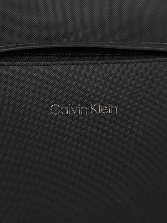 Immagine prodotto Calvin Klein Borsa a tracolla da uomo Ck Must Pique Reporter S W/Pckt Small, Nero (Ck Black), Unità (51% poliestere, 49% poliuretano)