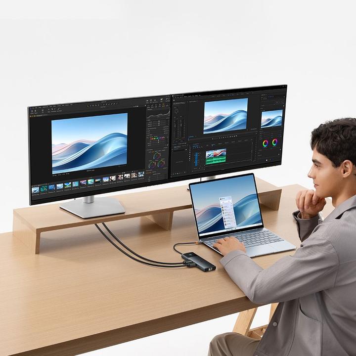 Actual product image Baseus USB-C Hub (USB-C, 9 Ports)