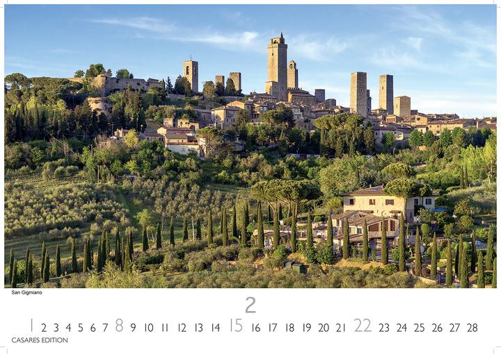 Immagine prodotto Toskana 2026 L 35x50cm (35 x 50 cm, Tedesco)
