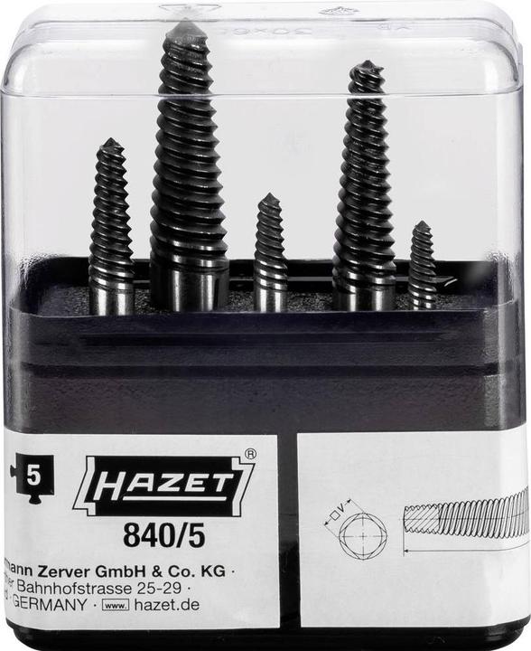Produktbild HAZET Schraubenausdreher Satz 840/5 ∙ Anzahl Werkzeuge: 5