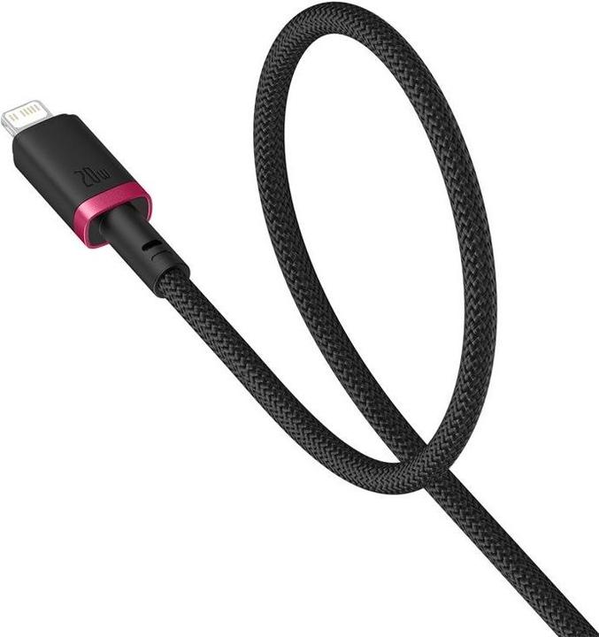 Produktbild Baseus Dura Typ-C-Schnellladekabel für iP 20 W 1 m Schwarz Rot (1 m, USB 4.0, 20 W)