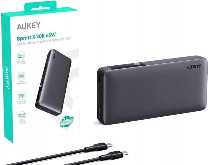 Image du produit Aukey SprintX (20000 mAh, 65 W, 74 Wh)