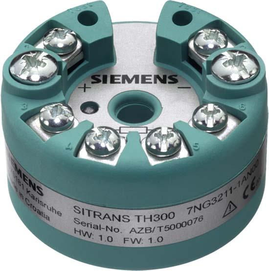 Produktbild Siemens Kopfmessumformer f. PT100 u. TC, 4-20 mA