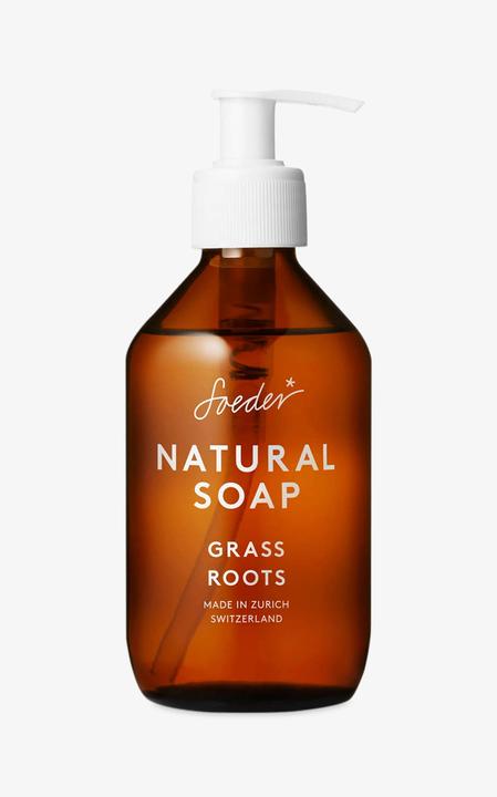 Actual product image Soeder* Natural Soap Grass Roots (Liquid soap, 250 ml)