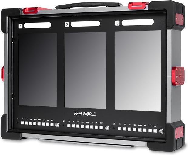 Actual product image Feelworld PS101 Triple 10.1 inch Vertical Display Monitor (10.10")