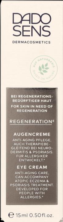 Image du produit Dado Sens REGENERATION E Crème contour des yeux - Peau en manque de régénération (Crème, 15 ml, Journée, Nuit)
