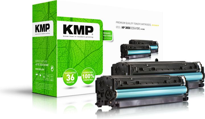 Image du produit KMP Toner remplacé CE410XD = 2x HP305X (CE410X) (CF)