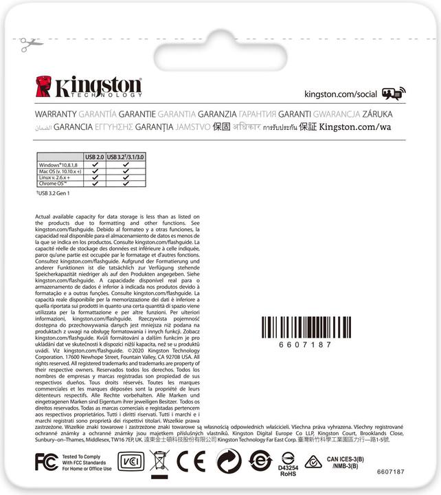 Actual product image Kingston DataTraveler Exodia (128 GB, USB-A)