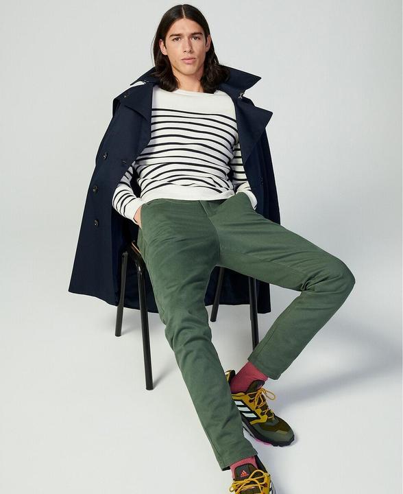 Produktbild La Redoute Collections Matrosenpullover aus Bio-Baumwolle (L)