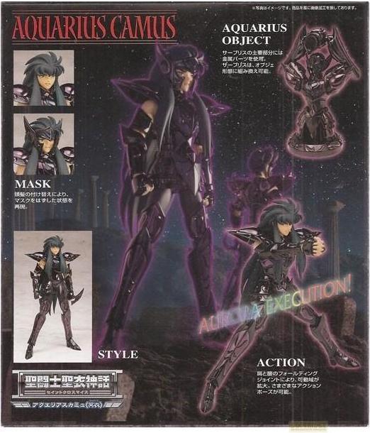 Actual product image Bandai Saint Seiya - Aquarius Camus (Surplis) Myth Cloth