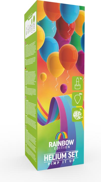 Pimp It Up Kit d'hélium Rainbow Edition (30 ballons) (30 x)