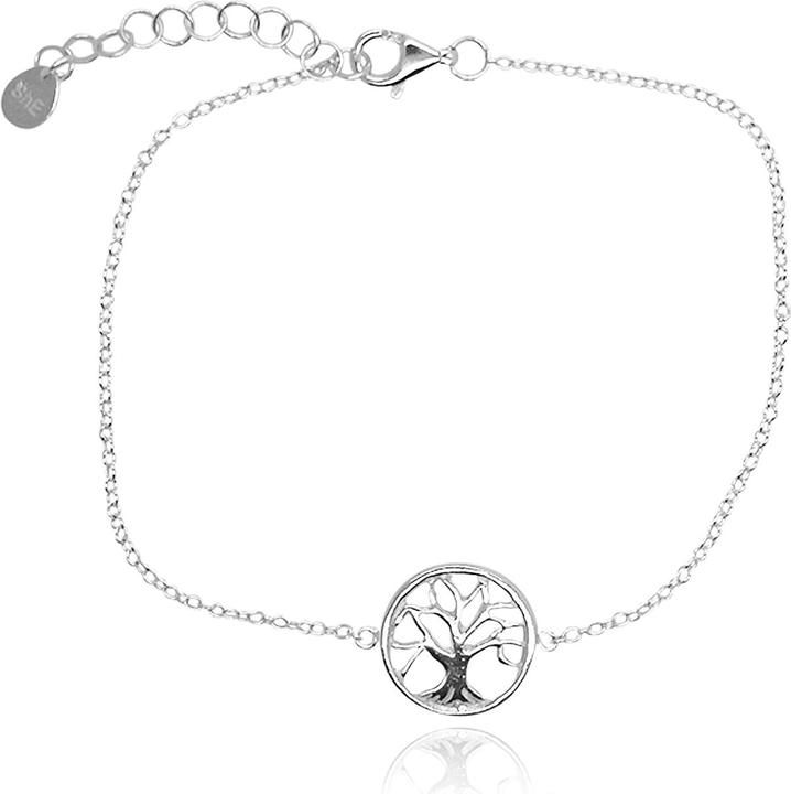 Leyda Armkette Lebensbaum (19 cm, Silber 925)