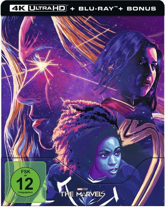 Actual product image The Marvels - 4K Steelbook (4k Blu-ray, 2024, English, Italian, German, French)
