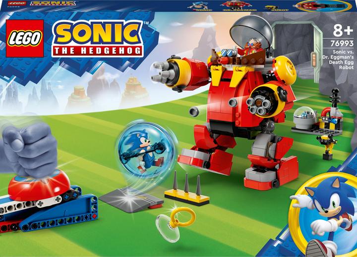 Actual product image LEGO Sonic vs. Dr. Eggman's Death Egg Robot (76993) (76993, LEGO Sonic)