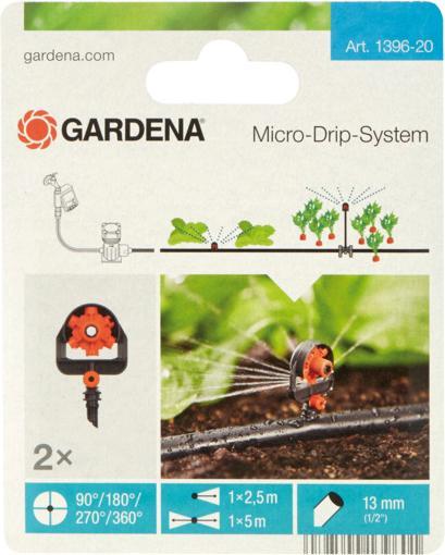 Actual product image Gardena 6-surface spray nozzle (Drip irrigation dripper)