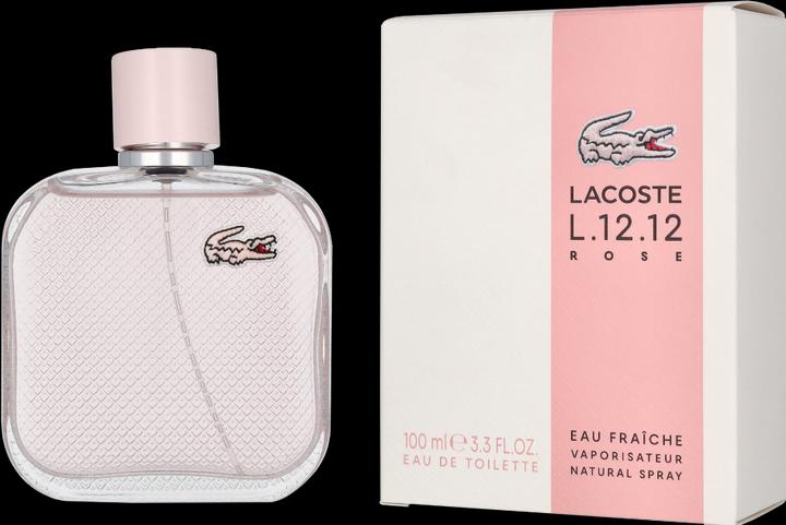 Actual product image Lacoste L.12.12 Rose Eau Fraiche 100 ml (Eau fraîche, 100 ml)