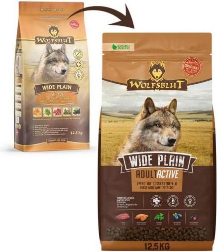 Produktbild Wolfsblut Wide Plain Active (Adult, 1 Stk., 12500 g)