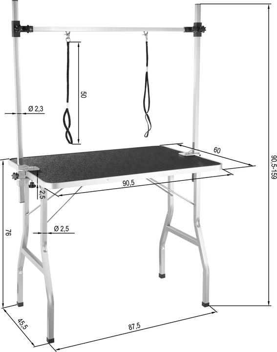 Immagine prodotto tectake Tavolo di rifinitura (Cane)