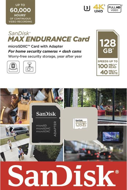 Immagine prodotto SanDisk resistenza massima (128 GB, microSDXC, U3, UHS-I)