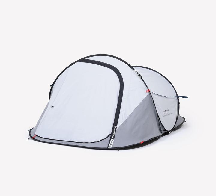 Actual product image Quechua Camping tent - 2 Seconds Fresh & Black for 2 people (Pitching tent, 4 kg, 2 persons)