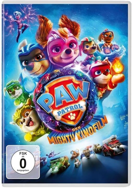 Paw Patrol - Il film per il cinema di The Mighty (DVD, 2023, Inglese, Tedesco, Spagnolo)