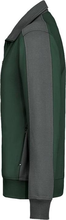 Actual product image Hakro Sweat jacket Contrast Perf fir/anthracite size L (L)