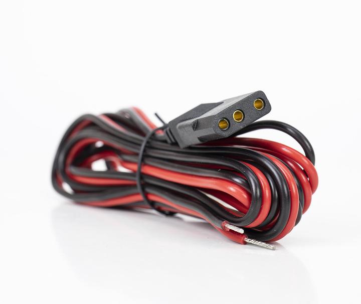 Produktbild PNI Stromkabel mit 3 Pins und 5A-Sicherung für CB-Funkgeräte, Länge 200 cm (2 m)