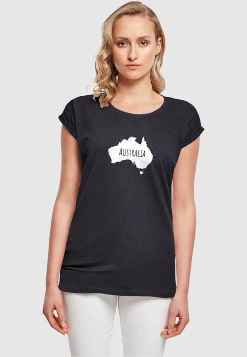 Produktbild Merchcode Ladies Australia X Extended Shoulder Tee - 116405 (M)
