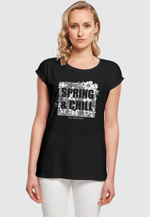 Produktbild Merchcode Ladies Spring And Chill Extended Shoulder Tee - 113645 (L)