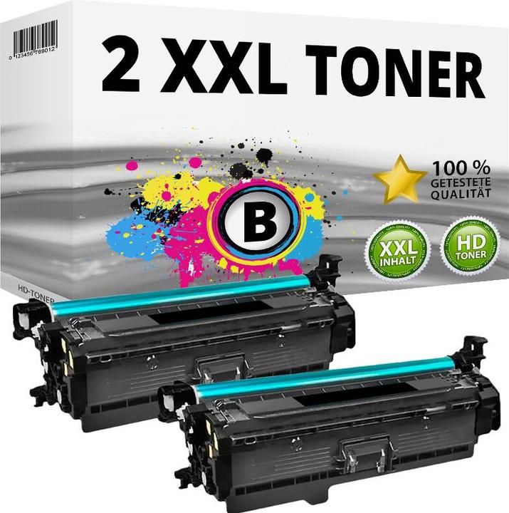 Produktbild Druckfuxx 2x TONER für HP 201X 201A Color LaserJet Pro M252dw M252n MFP M274n M2