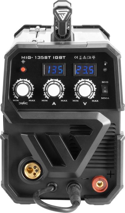 Immagine prodotto Stahlwerk Saldatrice ad arco schermato MIG MAG 135 ST IGBT con 135 ampere con mano elettrica