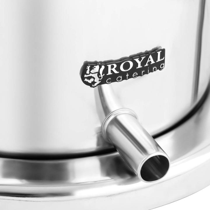 Actual product image Royal Catering Juice Press - stainless steel - 3 l - incl. 5 muslin cloths - (EU plug)