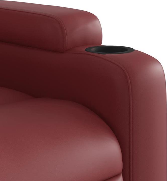 Immagine prodotto VidaXL Sedia da massaggio in similpelle rosso vino, colore: rosso vino, materiale