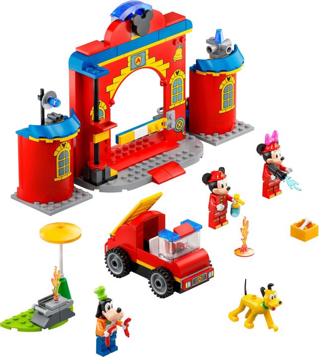 Actual product image LEGO Disney 10776 Mickey and Friends fire station and car (10776, LEGO Disney)