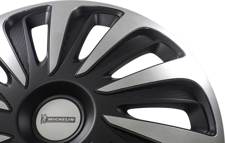 Productafbeelding Michelin 9123, 40,6 cm (16"), Acrylonitril-butadieenstyreen (ABS), Zwart, Zilver, Elk merk, Windo (4 Stuk, 16")